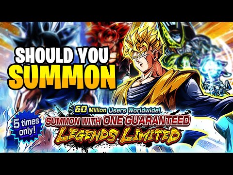 Dragon Ball Legends - [70 Million Users Worldwide! 1 LEGENDS LIMITED  Guaranteed Summon On Now!] One LEGENDS LIMITED character guaranteed in  this Consecutive Summon! You can play it up to 5 times!