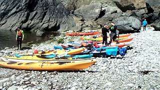 Cardigan Bay Sea kayakers 278 Martins Haven to Skomer island