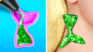 INCREDIBLE 3D CRAFTS AND DIY JEWELRY IDEAS FROM MERMAID ?‍️ 3D Pen VS Hot Glue Gun By 123 GO Like!