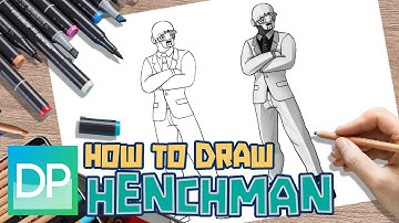 [DRAWPEDIA] HOW TO DRAW HENCHMAN (GHOST) from FORTNITE - STEP BY STEP DRAWING TUTORIAL