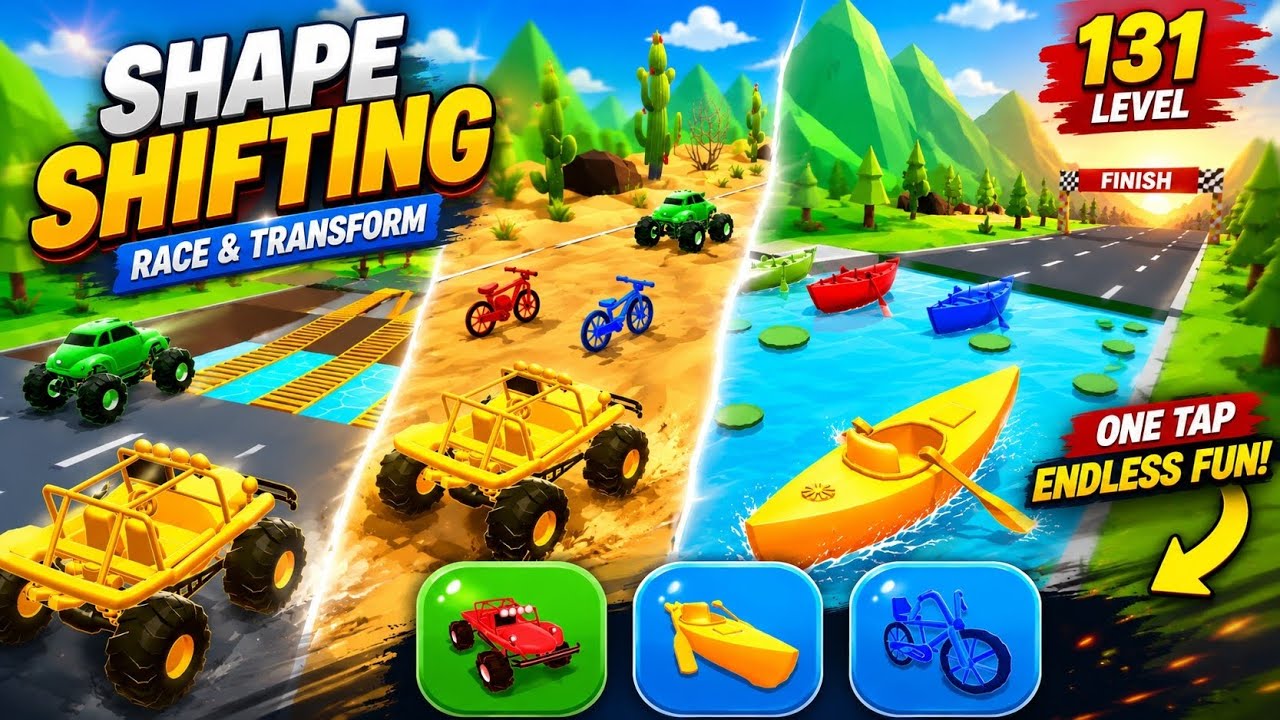 Transform Fun Transform Challenge | New Hyper Casual Games #shorts #shapeshifting ...