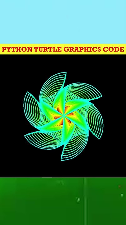 Python Turtle Graphics Code: Amazing Decorative Shape Drawing#2023 ...