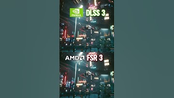 NVIDIA DLSS VS AMD FSR : CyberPunk 2077 #shorts