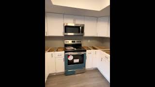 White Shaker Cabinets & Black and White Granite Countertops. #fyp #new #viral #design #video #tgif