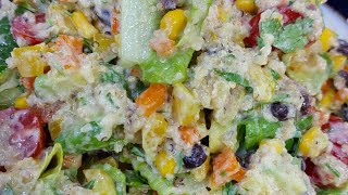 chopped south west salad/try this easy and healthy recipe/chef Dan TV