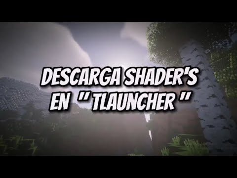 Cómo descargar shaders en Minecraft - TLauncher [Tutorial]