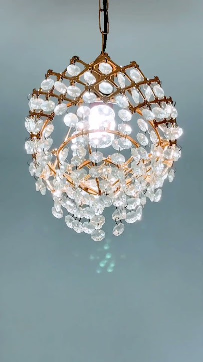 My Cute And Unique Chandelier!!  Order Now To Add Grace To Your Living Room!! #crystallamps