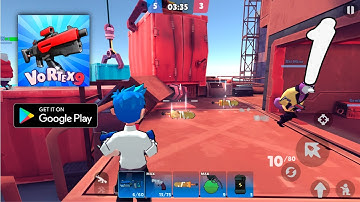 Vortex 9 - shooter game Gameplay Walkthrough Part 1 (Android)