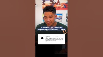 Here’s the experience I had before becoming a Software Engineer *No CS Degree*