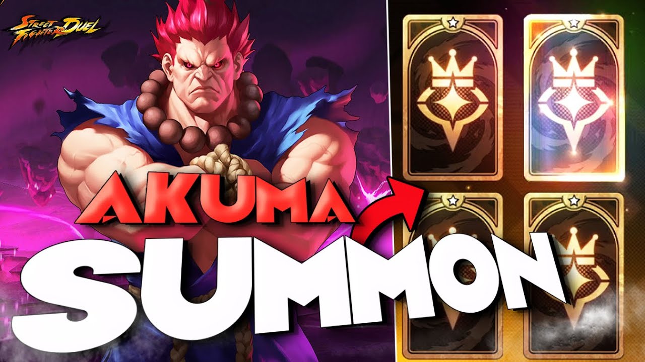 Street Fighter Duel: Akuma Event Coming/Akuma Character Profile
