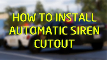 How To Install: Automatic Siren Cutoff for LSPDFR
