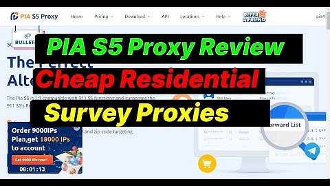 PIA S5 Residential Proxy Review || 911 Alternative || CheapProxy