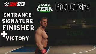 The Prototype (John Cena) OVW Full Entrance, Signature, Finisher & Victory Scene @WWEGames
