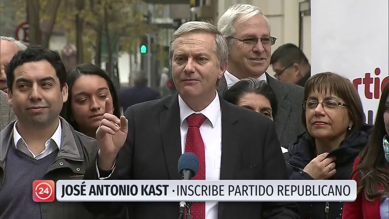 Kast inscribe "Partido Republicano" en formación | 24 ...