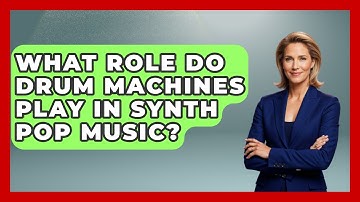 What Role Do Drum Machines Play In Synth Pop Music? - Alt Scene Guru