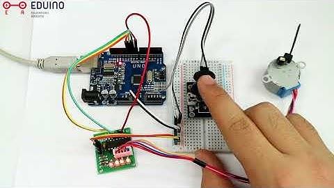 [에듀이노] 아두이노 스텝모터(스테핑 모터) stepping motor 동작 영상
