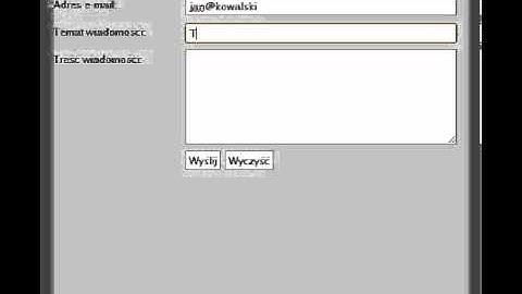 jContact - formularz kontaktowy (jQuery, AJAX)