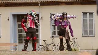 Captain Omegahorn ft Giriko vs Jerokia & Hanebaro | Kakusei Hunter Omegahorn - Episode 3