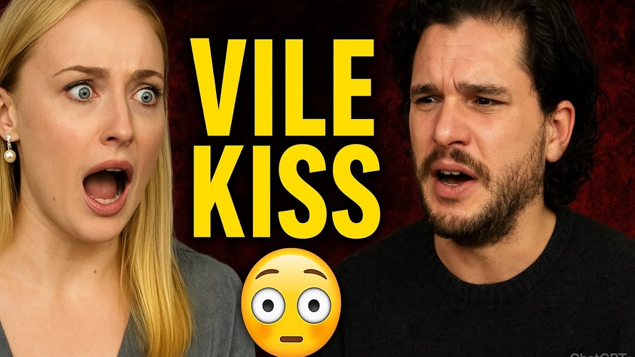 “😱 Sophie Turner Says Kissing Kit Harington Was ‘VILE’ | Both Started Retching On Set!”