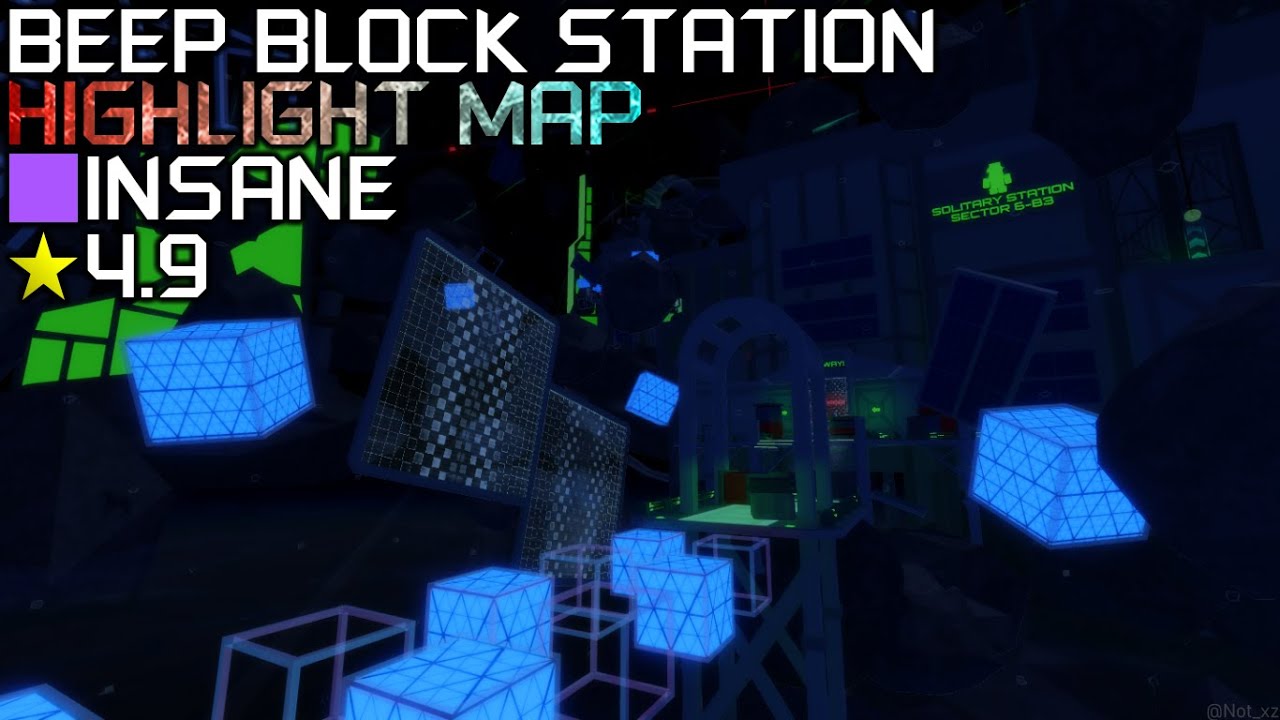 Roblox: Flood Escape 2 - Beep Block Station [Highlight Map] (Peak Insane)