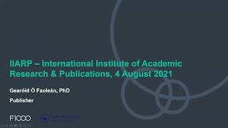 IIARP & F1000 (Taylor and Francis) Training Workshop | SCOPUS Q1