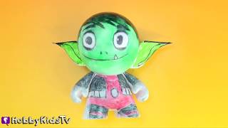 Teen Titans Go Beast Boy! Kidrobot Vinyl Blank Arts N Crafts HobbyKidsTV