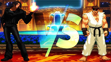 Kyo Kusanagi VS Ryu Mugen KOF VS StreetFighter