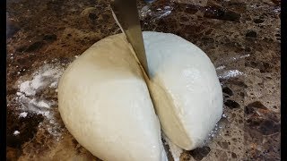 عجينة العشر دقائق لكل انواع الخبز والفطائر والبيتزا .كالقطن..Magic bread dough.مطبخ شاي مهيل