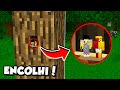 😱 Encolhi e fiz uma CASA SECRETA na ÁRVORE do Minecraft ! (Esconderijo secreto)