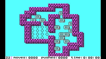 IBM PC - Sokoban Solution - Level 32