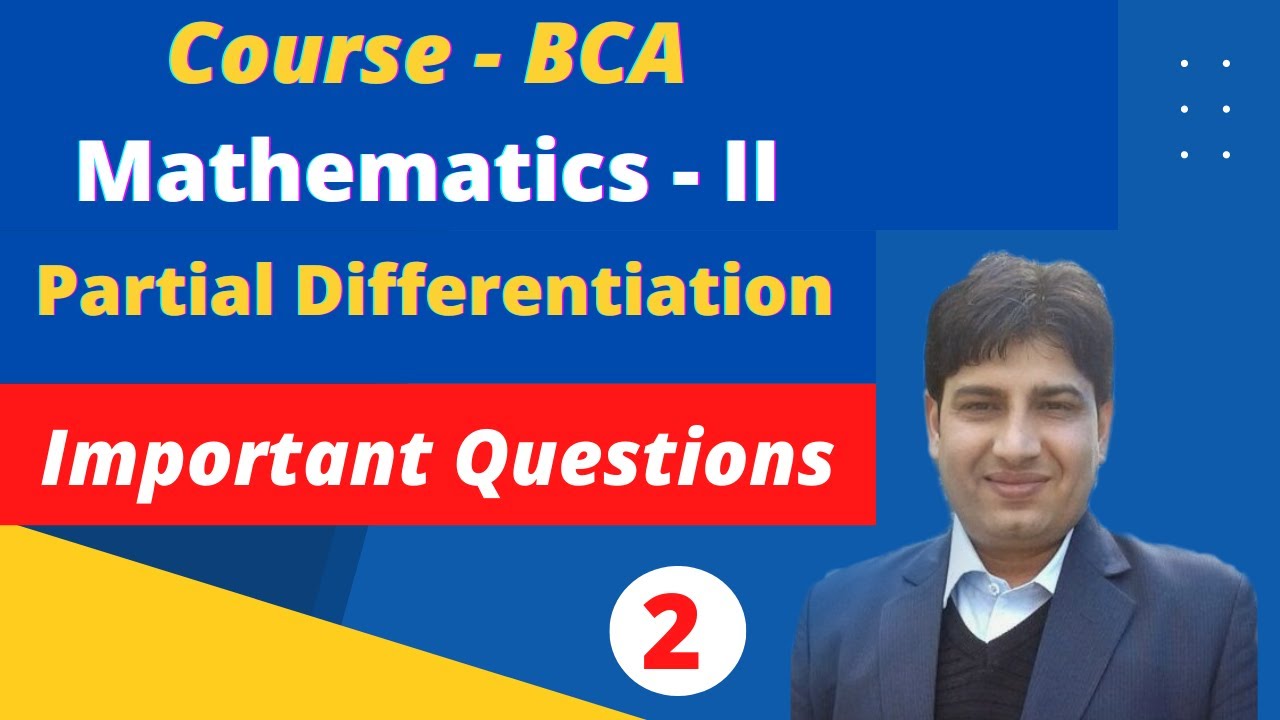 Partial Differentiation // Part - 02 - YouTube