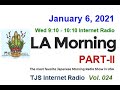 Vol024 la morning partii tjs japanese radio vj sam 20210106