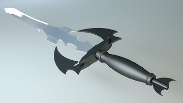 2D to 3D Autocad _ Medieval Sword Modeling