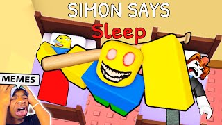 Roblox Scary Simon Says Nightmare Mode Bacon Strong Funny Moments