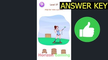 Brain Test: Nurse Story Puzzle LEVEL 27 Help her take a picture - Gameplay Walkthrough Android IOS