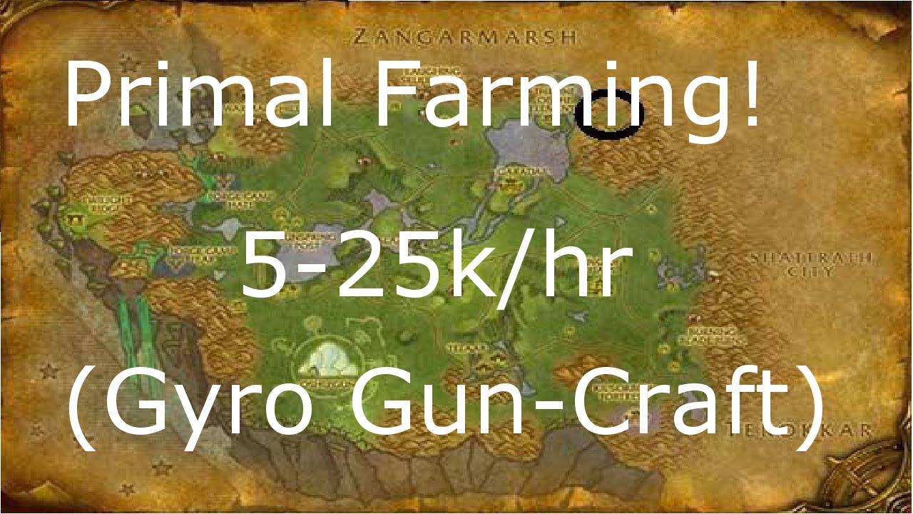 WoW 6.2.2 5,000 - 25,000 Gold Per Hour (Primals + Craftable Transmog) Gold Farming Guide WoD