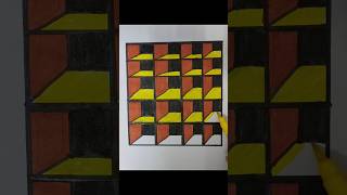 easy and unique 3D illusion #drawing #art #3d #trending #satisfyling