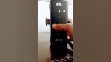 Ozone smart glass door lock password and fingerprint setup settings 🔐#ozone #glasslock #digitallock