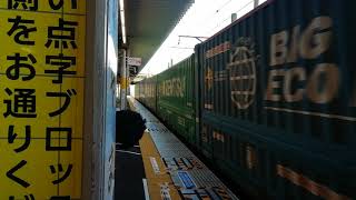 EF210 300番台トップナン301号機牽引福岡タ発東京タ行62レ金山3番線通過