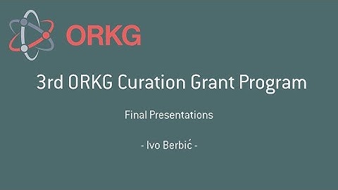 ORKG for AIS Data - Ivo Berbic