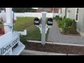 Yankee Double Mailbox Post Yankee Double Mailbox Post