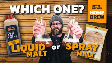 Whats better Spray Malt vs Liquid Malt // Get Er Brewed