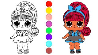 How to draw LOL Pins | Painting and Coloring for Kids &amp; Toddlers