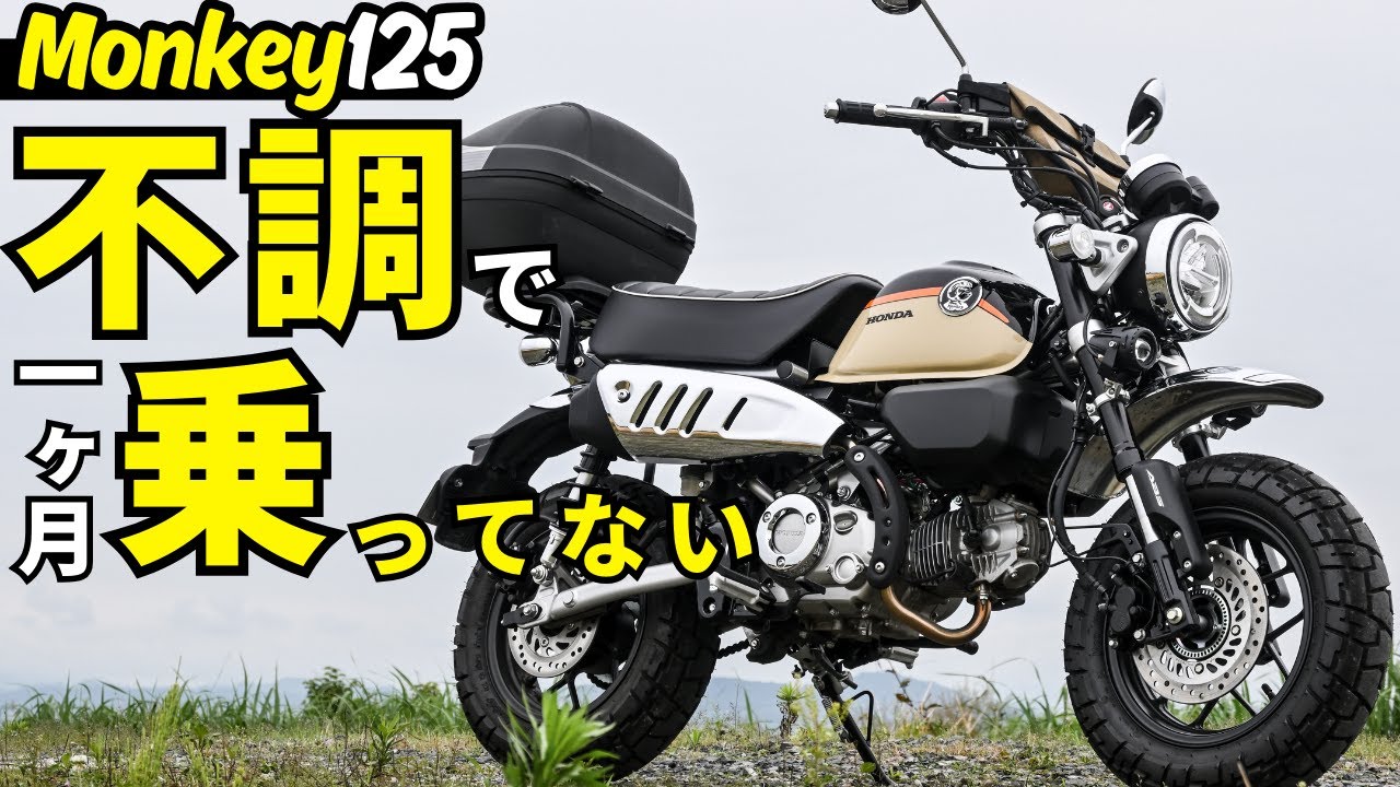 モンキー125…不調で全然乗ってない。