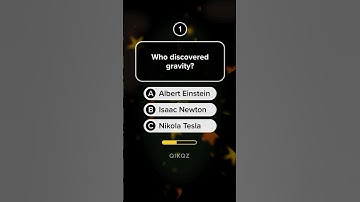 Who discovered gravity? #quiz #generalknowledge  #quizshorts  #trivia