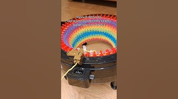 Knit with me, using my Addi Express King Size knitting machine🧶 Beginner
