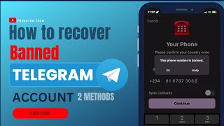 How to recover banned Telegram account | 2 Methods | Appeal for banned Telegram Account How to recover banned Telegram account | 2 Methods | Appeal for banned Telegram Account