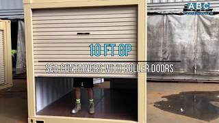 10 FT GP SEA CONTAINERS WITH ROLLER DOORS