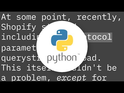 Shopify HMAC parameter verification failing in Python
