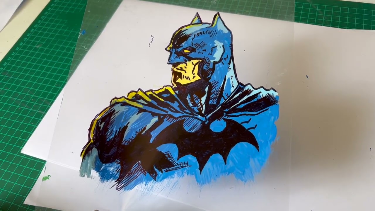 EJERCICIO DE PINTURA SOBRE ACETATO